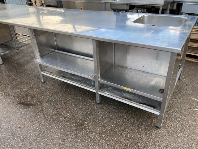 1473877-13 Större Rostfri arbetsbänk