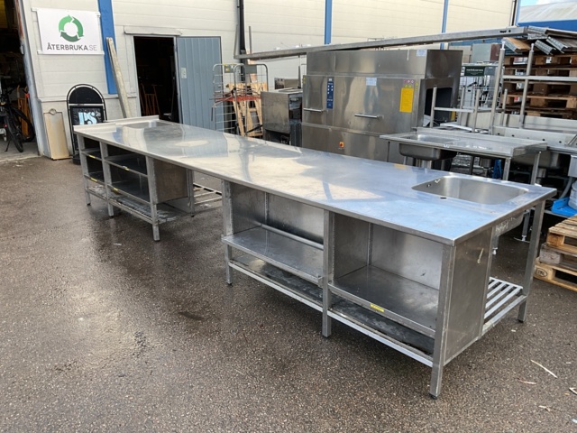 1473877-15 Större Rostfri arbetsbänk