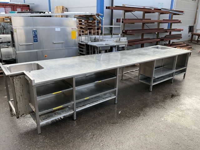1473877-22 Större Rostfri arbetsbänk
