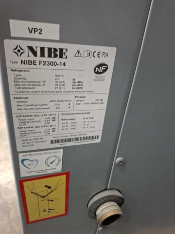 1537773-21 Luft/vatten-värmepump Nibe F2300-14