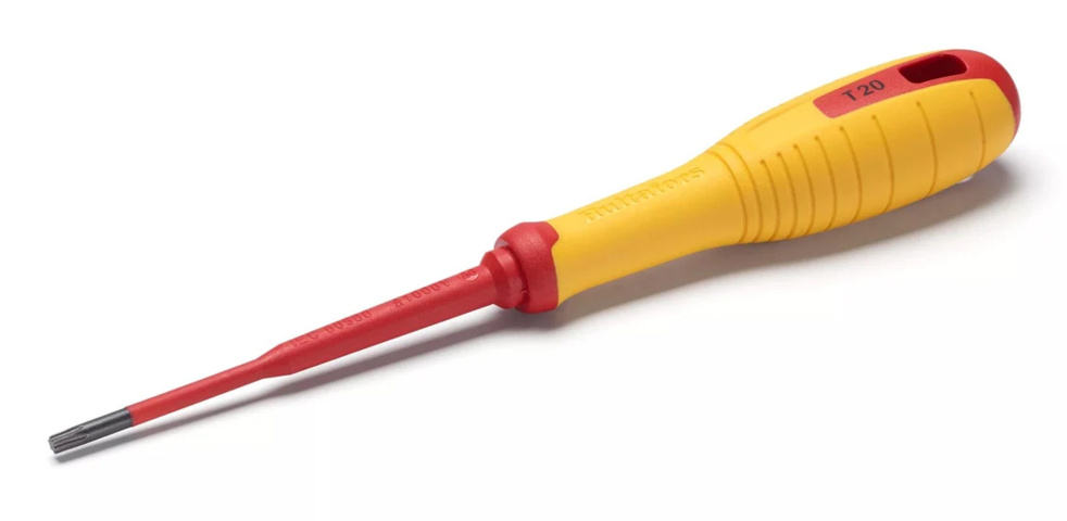 1607542-1 10 pcs VDE Torx® screwdriver T 20 x 100 VDE