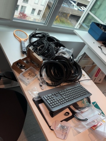 1548410-13 IT room with various equipment, components and furniture