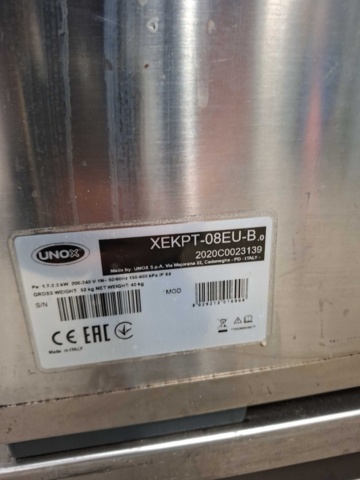 1528350-21 Ugn Unox med jässkåp XEFT-04EU-ETRV & ​​​​​​​XEKPT-08EU-B