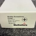 1606679-7 10 st Stubby Phillips skruvmejsel Hultafors PH 1 x 25