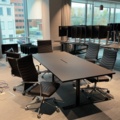 1548411-21 Meeting group - table & 6x armchairs