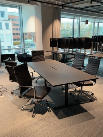 1548411-2 Meeting group - table & 6x armchairs