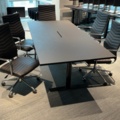 1548411-3 Meeting group - table & 6x armchairs