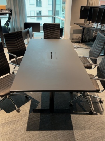 1548411-4 Meeting group - table & 6x armchairs