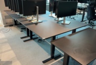 1548414 Height-adjustable desks (160x80) x4 units - Swedstyle