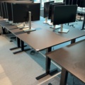 1548414-2 Height-adjustable desks (160x80) x4 units - Swedstyle