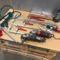 1608605-1 Tvingar, Domkrafter, Hydraulpump, Vinkelslipar & Avdragare