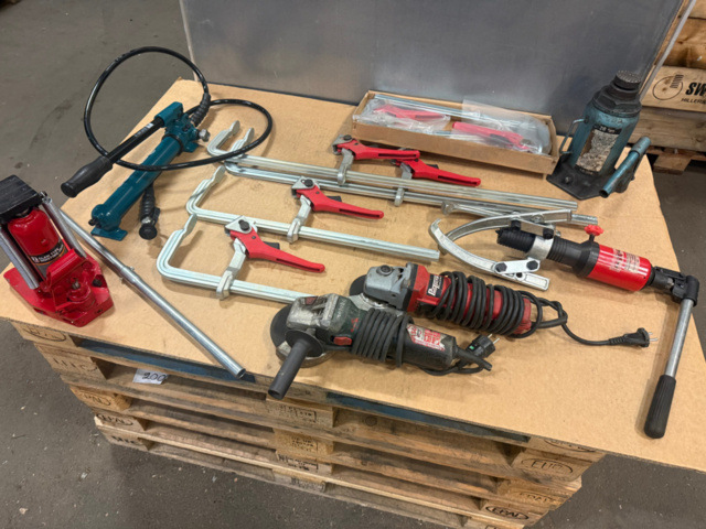 1608605-1 Tvingar, Domkrafter, Hydraulpump, Vinkelslipar & Avdragare
