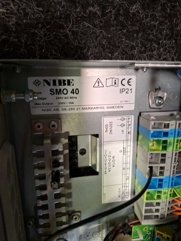1608608-10 Styr- och kontrollmodul Nibe SMO 40