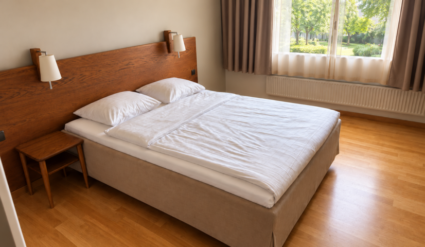 1608585-1 Hotellrum, dubbelrum, 2 st, demonterat/packat på lager