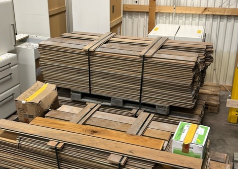 Bild som representerar auktionen - Avyttring elinstallationsmaterial, inredning och byggmaterial
