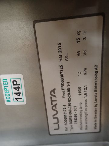 278727--1 Heating coil Luvata