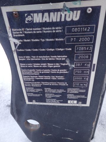 312093-77 Pallet Trucks Manitou MRT 1850 Turbo