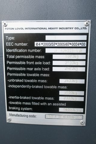 317180-25 Tractor Foton FT704