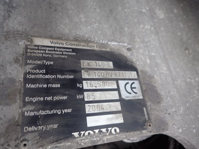 338868-85 Volvo EW140 Hjulgrävare