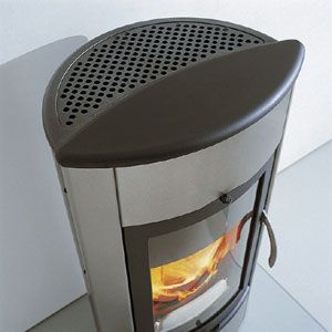 352740-1 Austroflamm Irony XS stove with front plate