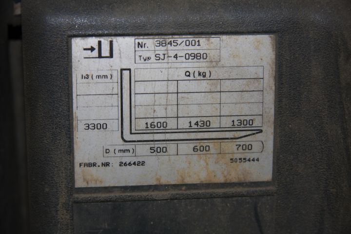 361769-11 Electric forklift MIC 1,6 tonne