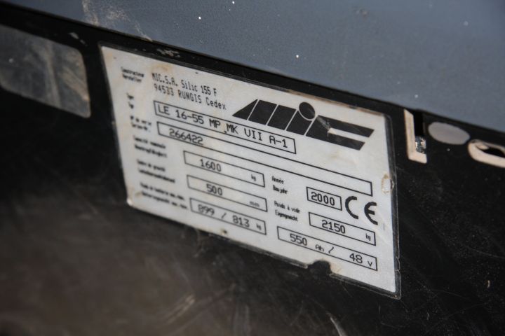 361769-23 Electric forklift MIC 1,6 tonne