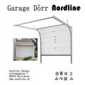 363184-4 Nordline Garageport 2500x2150mm grå liggande panel (NY)