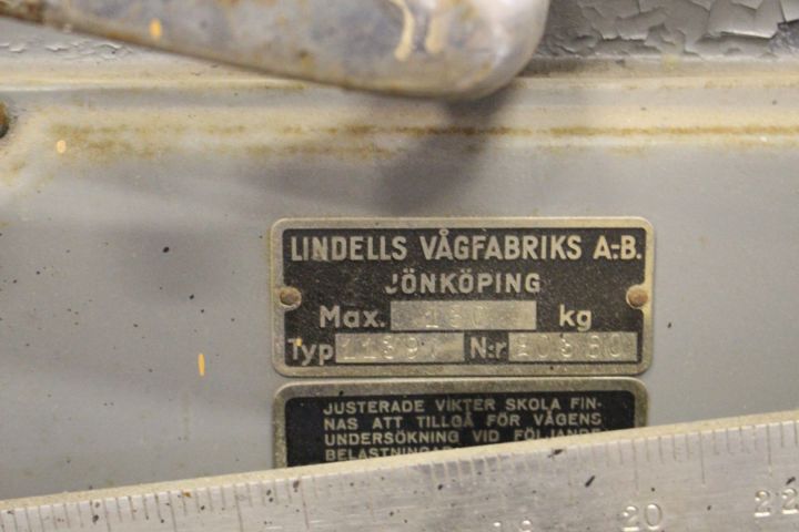 362802-3 Våg Lindells 100 kg