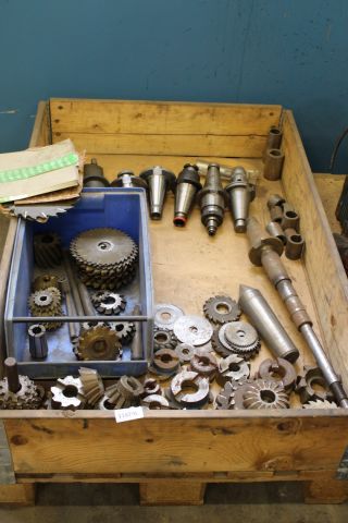 362811--2 Pall med hållare 50-kona samt skivfräsar