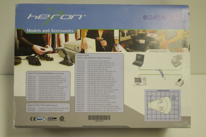 364257-6 Datalogic Heron D130 Bar-Code Reader USB-Kit