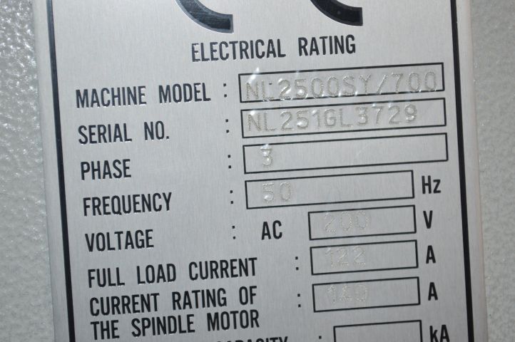 364422--159 5-axis turning center (CNC Lathe), Mori Seiki NL2500 SY/700