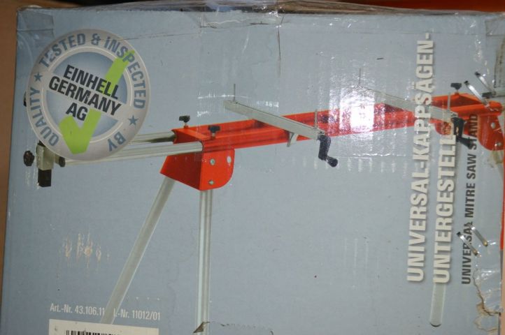 364694-2 Universal Mitre Saw Stand, Einhell. Unused. Shipping may be arranged
