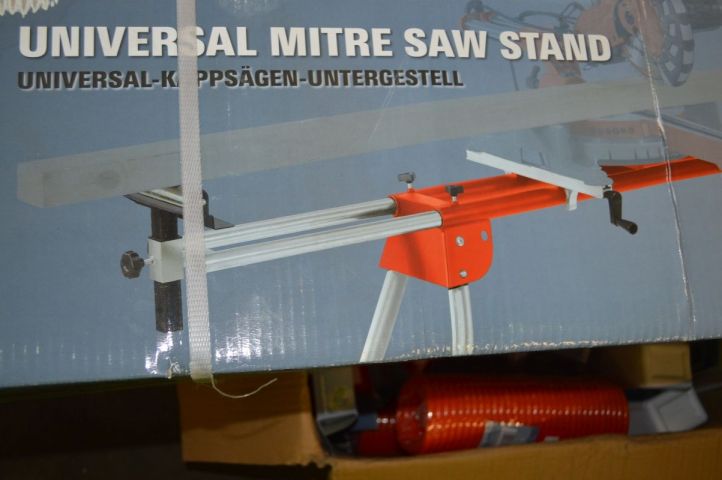364694-3 Universal Mitre Saw Stand, Einhell. Unused. Shipping may be arranged