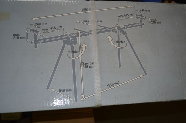 364694-5 Universal Mitre Saw Stand, Einhell. Unused. Shipping may be arranged