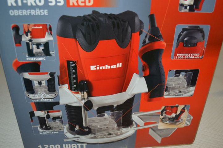 364712-4 Hand-Held Router, Einhell RT RO 55. Unused. Shipping may be arranged