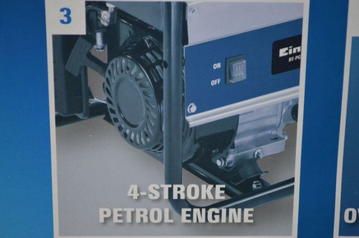 364733-6 Power Generator. Einhell BT-PG 2000/3 Blue. Unused. Shipping may be arranged