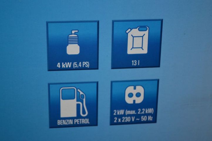 364733-15 Power Generator. Einhell BT-PG 2000/3 Blue. Unused. Shipping may be arranged