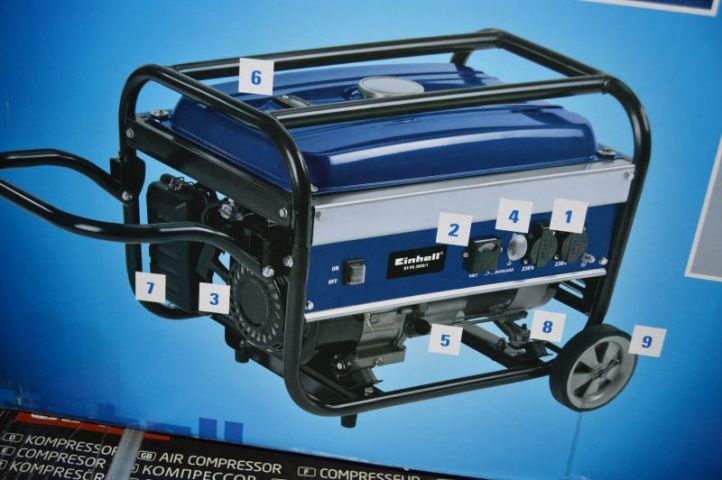 364734-11 Power Generator. Einhell BT-PG 2800/1 Blue. Unused. Shipping may be arranged