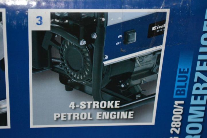 364734-13 Power Generator. Einhell BT-PG 2800/1 Blue. Unused. Shipping may be arranged