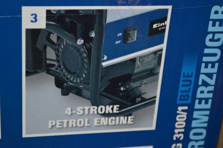 364735-7 Power Generator. Einhell BT-PG 3100/1 Blue. Unused. Shipping may be arranged