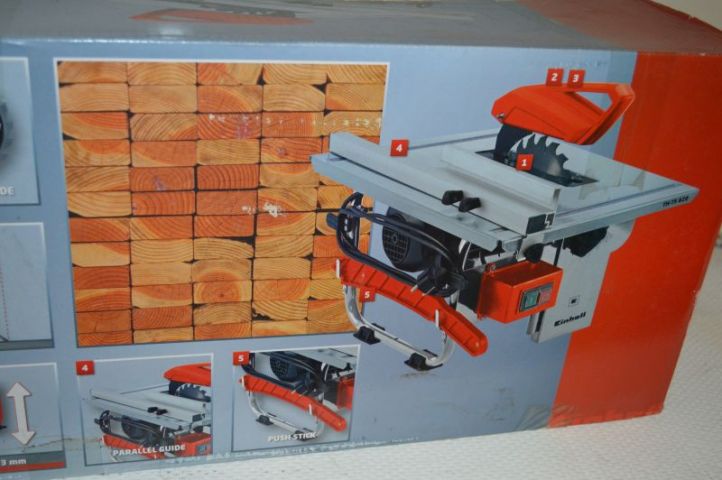 364737-6 Table Saw, Einhell TH-TS 820. Unused. Shipping may be arranged