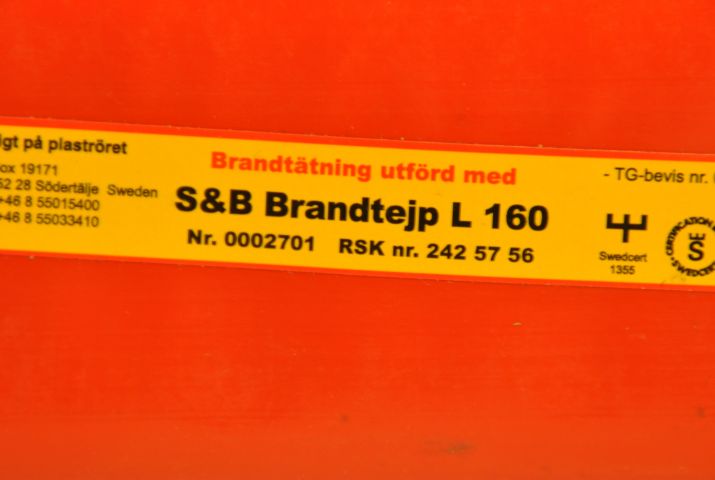 349046-1 Fire tape, S&B Brandtejp L160