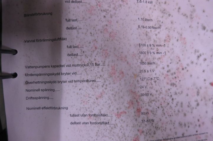 366308-6 Heater Webasto Thermo 90S