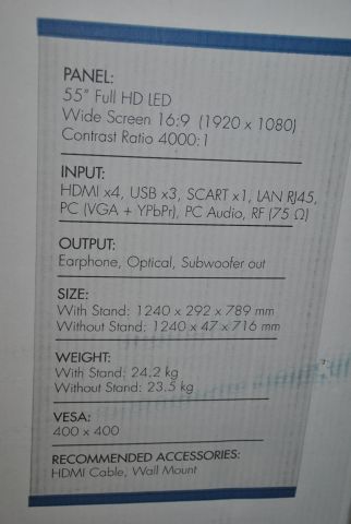 349103-1 Smart TV Luxor LED55FSBi new