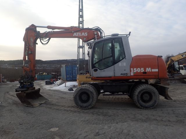 312369--38 Wheel excavators ATLAS 1505M