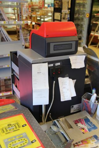 368743-7 Kassasystem Olivetti med CashGuard säkerhetssystem