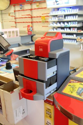 368743-8 Kassasystem Olivetti med CashGuard säkerhetssystem