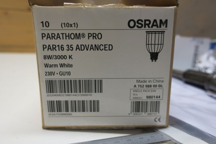 369121-7 10st Osram Parathom Pro Par16 35 Advanced R (Fri frakt)
