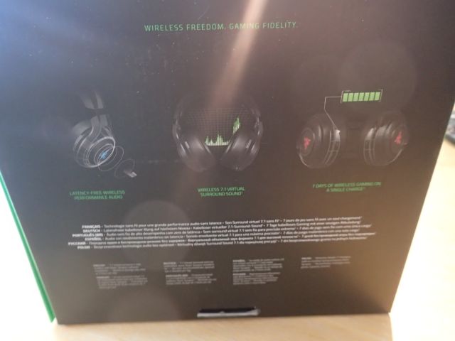 353431-4 NEW Razer ManOWar  Wireless PC Gaming Headset