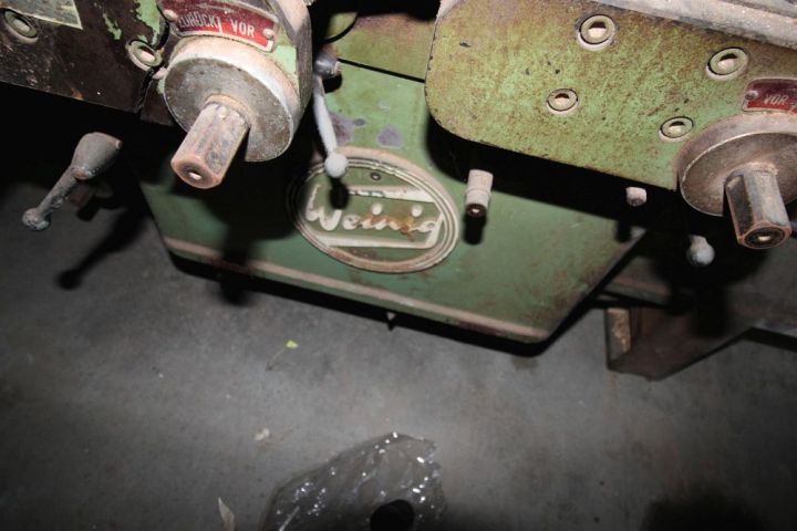 367244-8 Wood moulding machines. Weinig